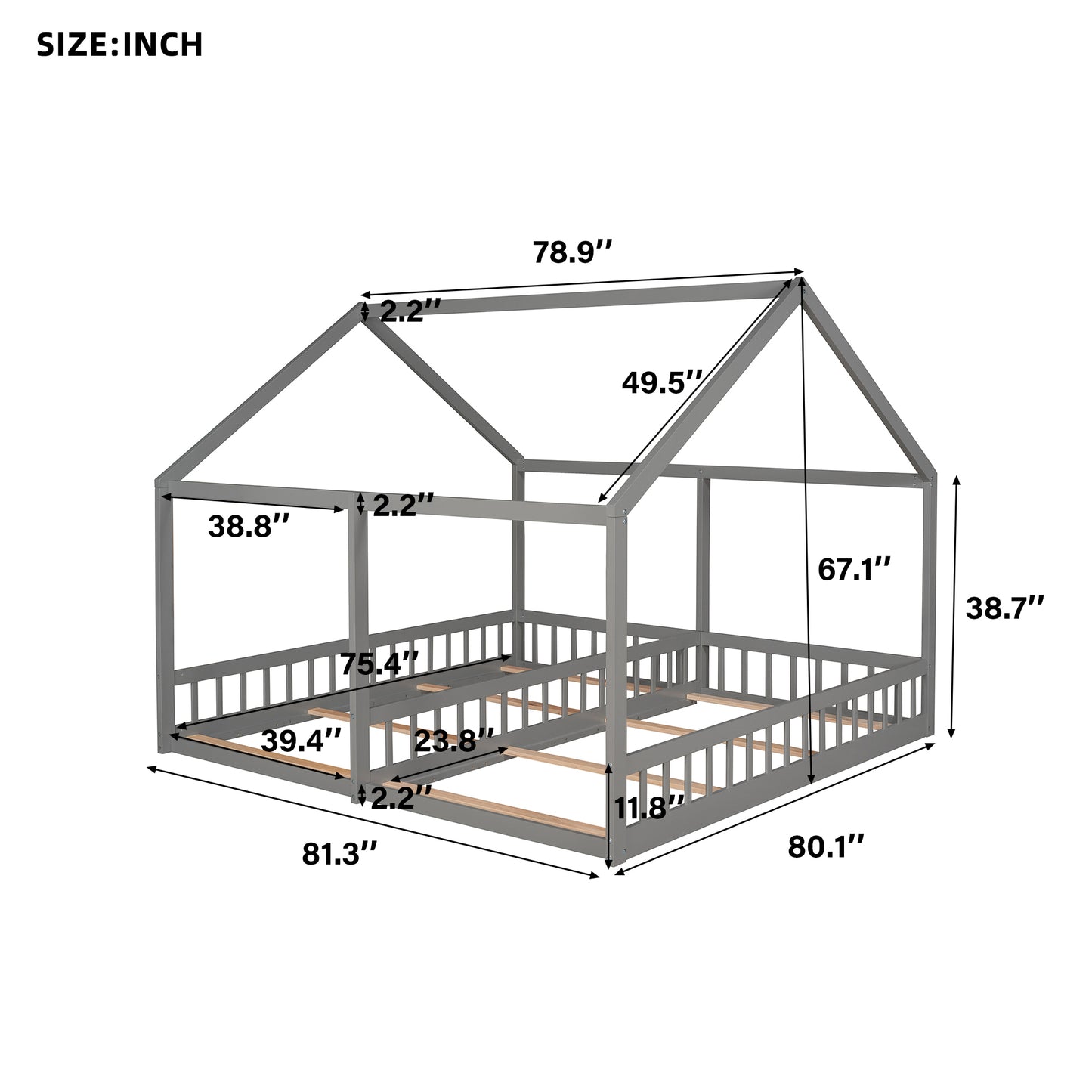 Twin House Beds