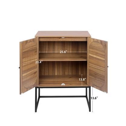 Rattan Haven Cabinet - Walnut