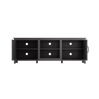 Elegant Ebony Entertainment Hub