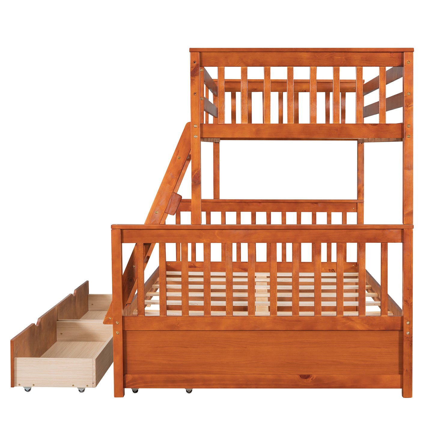 Walnut Haven Twin-Over-Full Bunk Bed