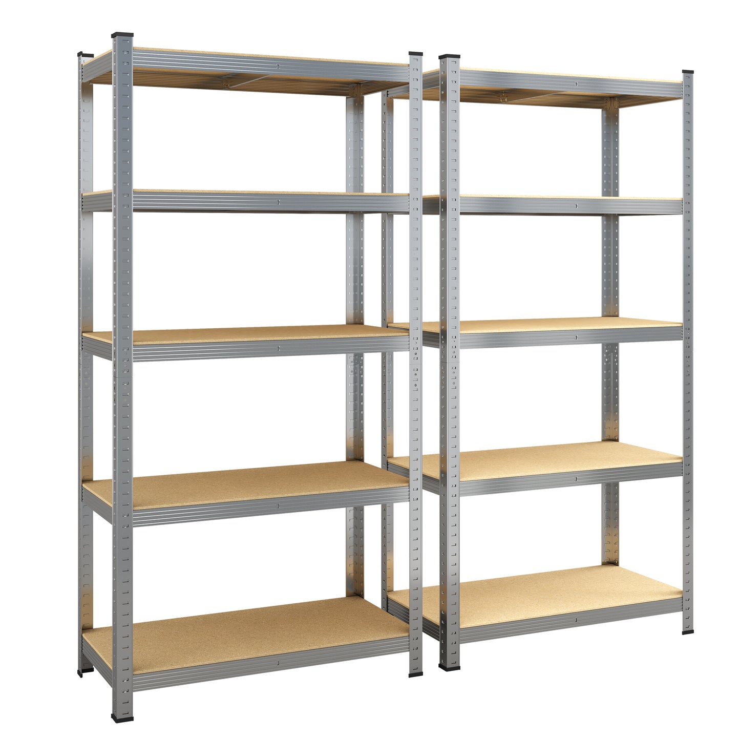 Silver Max Storage 5-Tier Utility Shelves - M