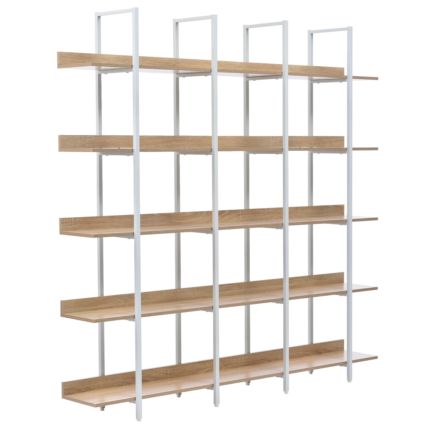 Vintage Industrial Style Shelf - Oak