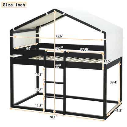 Adventure Haven Twin Bunk Bed