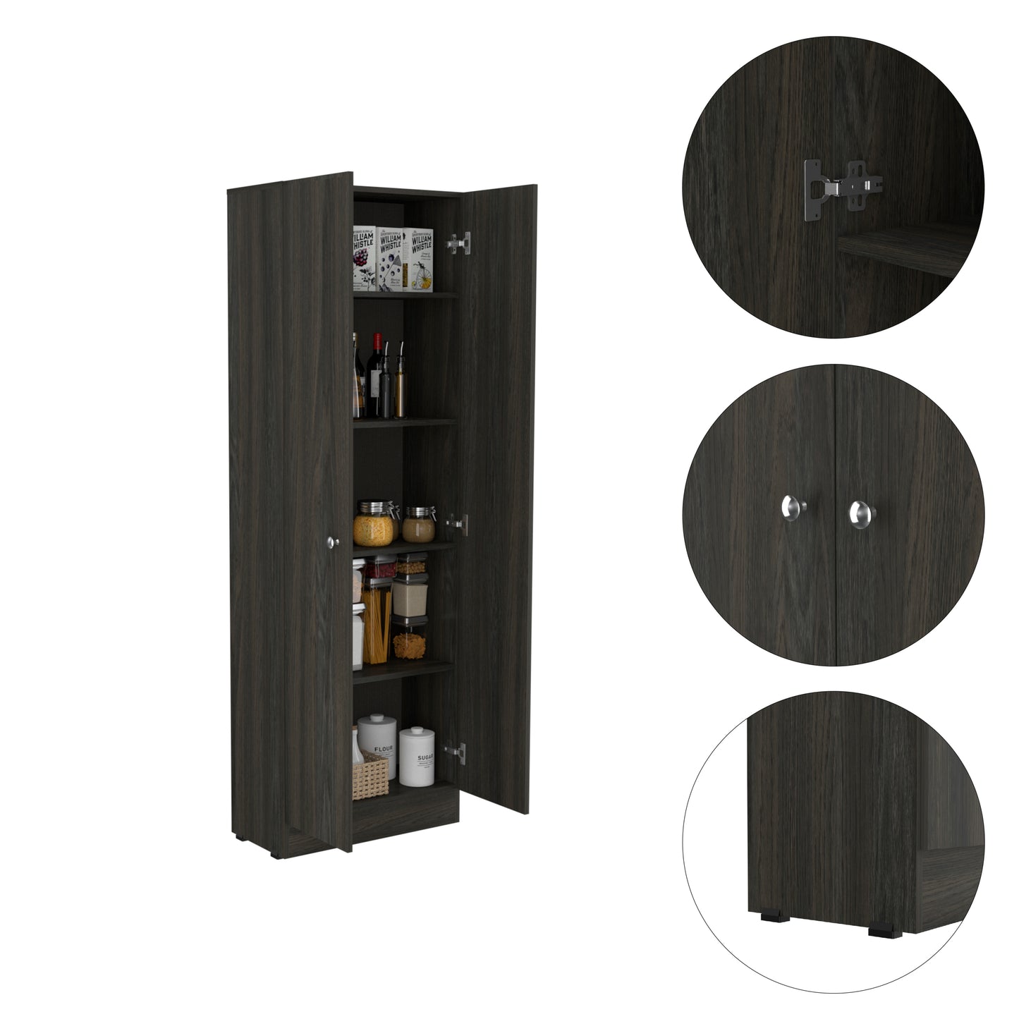 Storage Max Cabinet - Espresso / Black