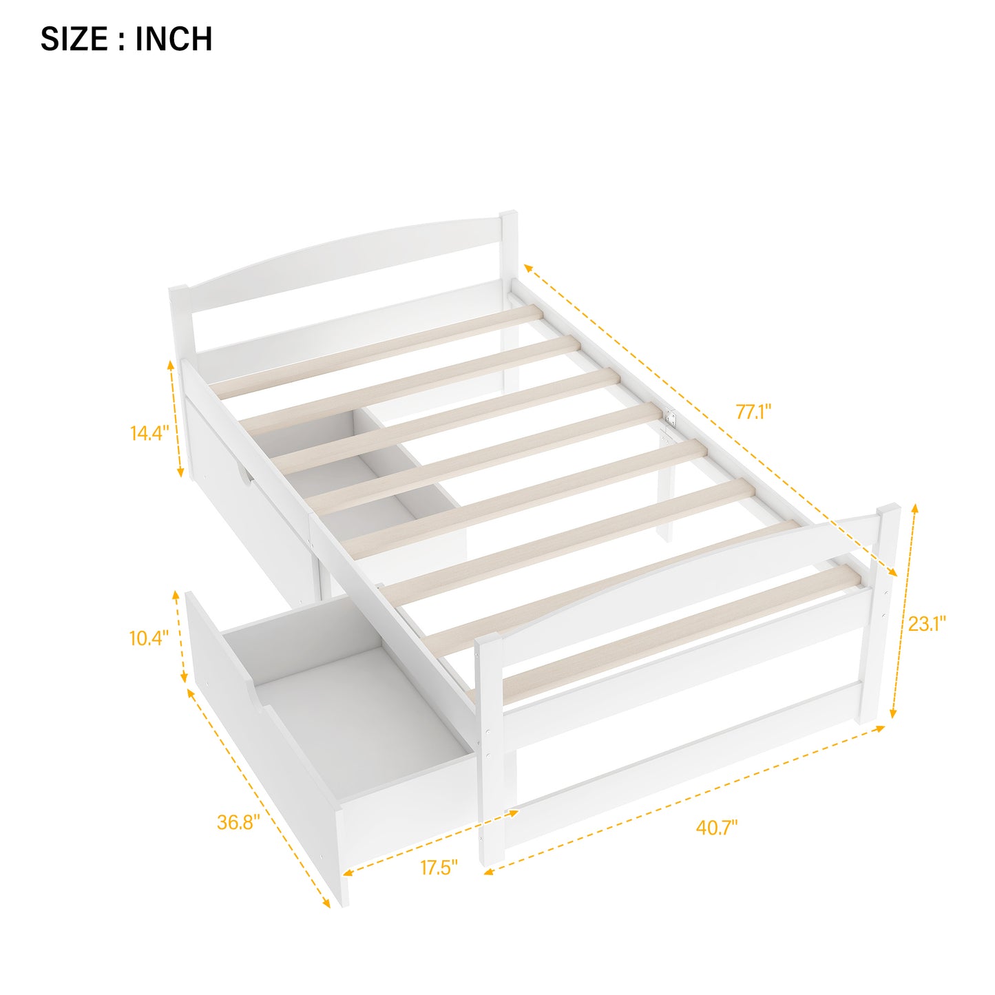 PureDreams Twin Bliss Platform Bed