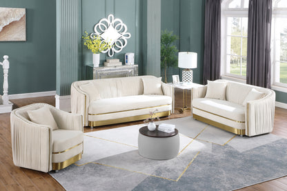 Versa Round Ottoman Set with Storage - Grey