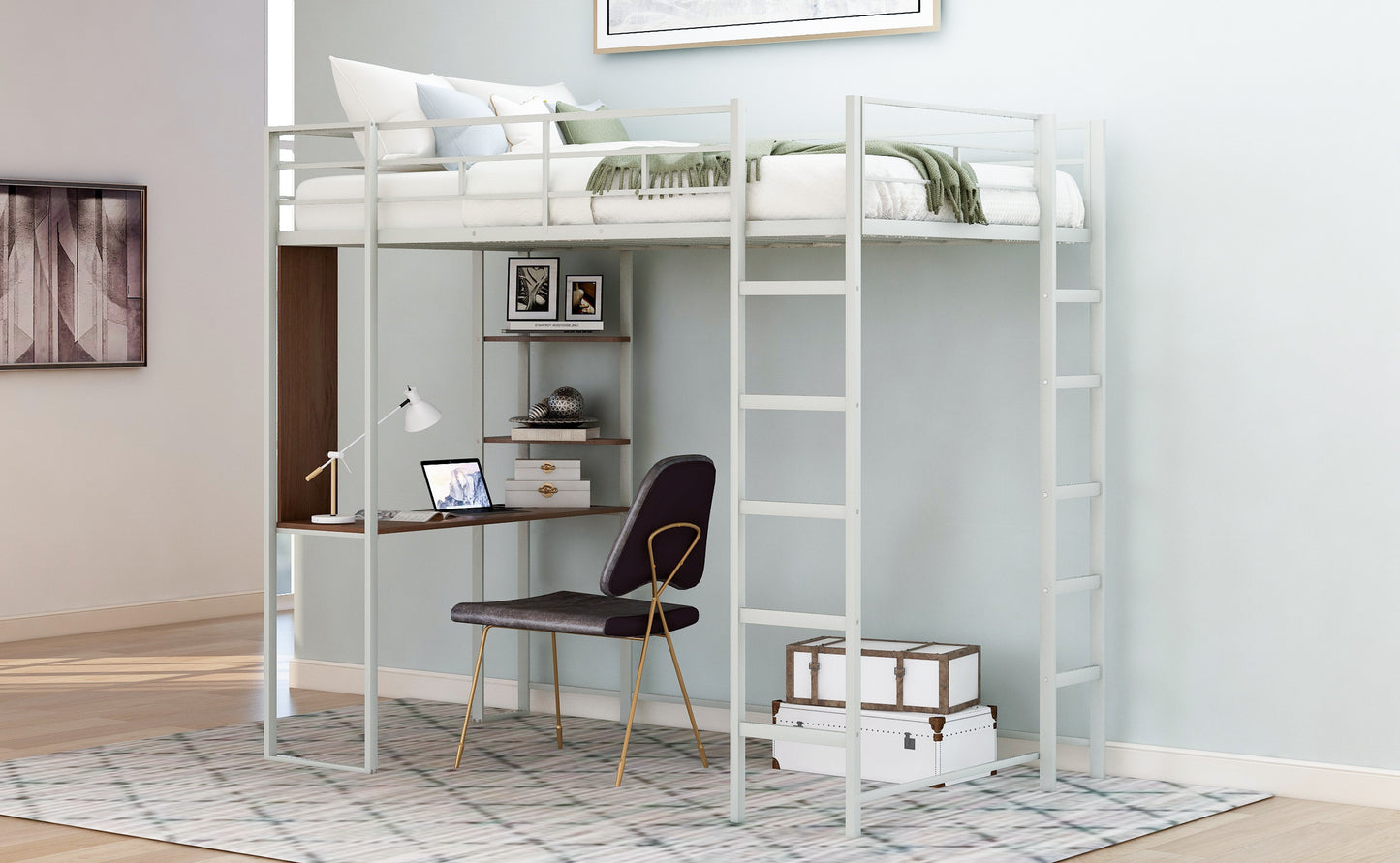 Silver Sky Loft Bed