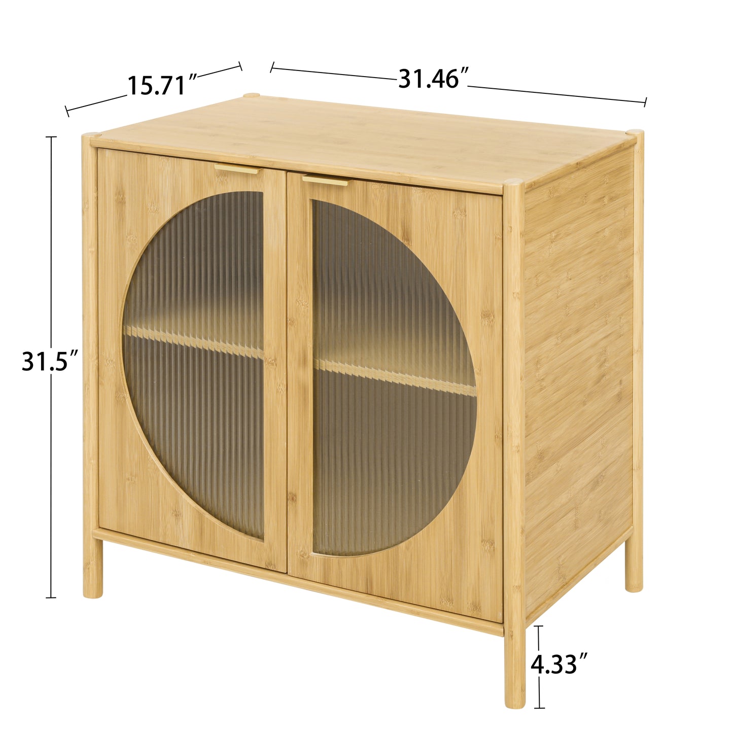 Natural Bamboo Cabinet