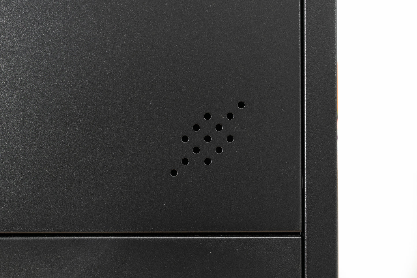Lock Metal Steel 3 Drawer Lateral Filing Cabinet - Black