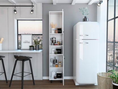 Hobart Pantry Two Cabinets -White