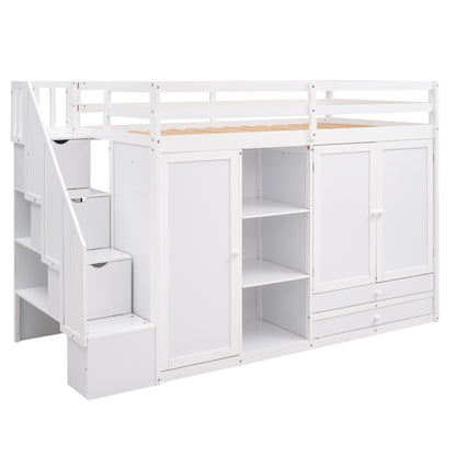 Lofty Haven: The Ultimate Storage Bed