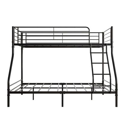 The Diamond Twin-Over-Full Metal Bunk Bed -Black