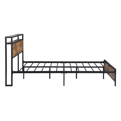 Rustic Glow Bed Frame