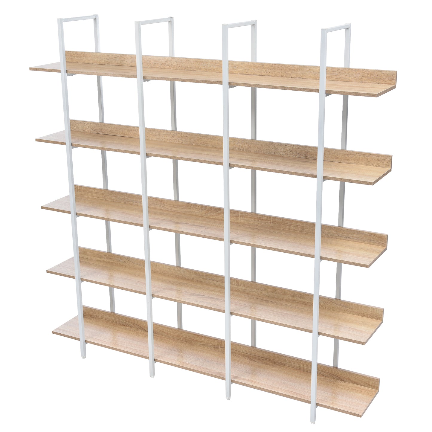 Vintage Industrial Style Shelf - Oak