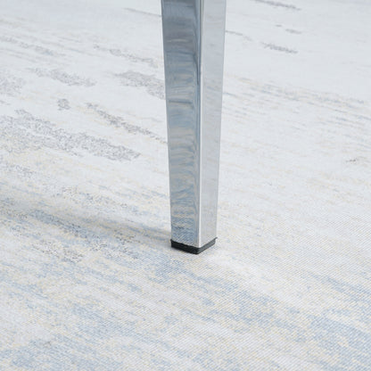 Chrome Luxe Dining Chairs