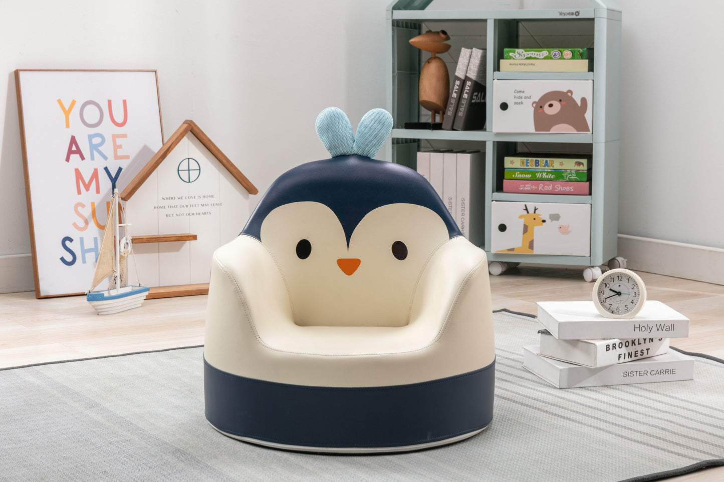 Penguin Kids Chair - Blue