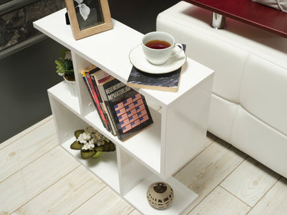 Alfa Chairside Table - White