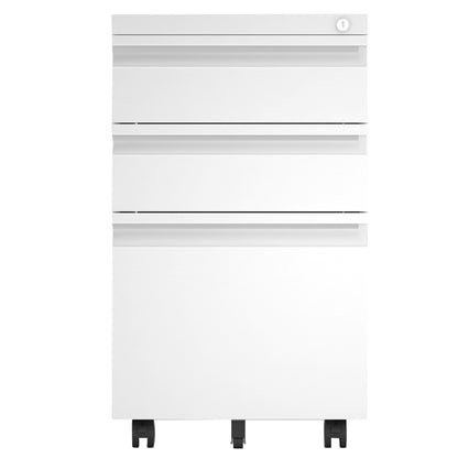 Steel 3 Drawer File Cabinet with Lock