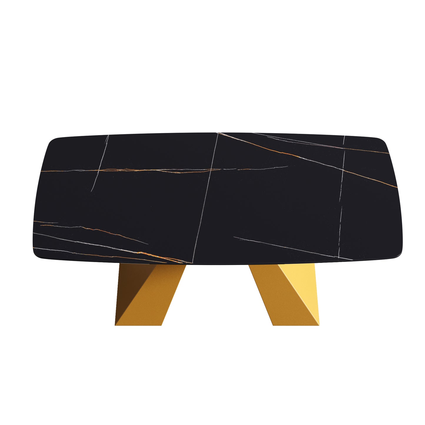 Golden Curve Dining Table