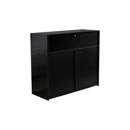 Glossy Glow Sideboard: Modern Storage Cabinet with LED Light