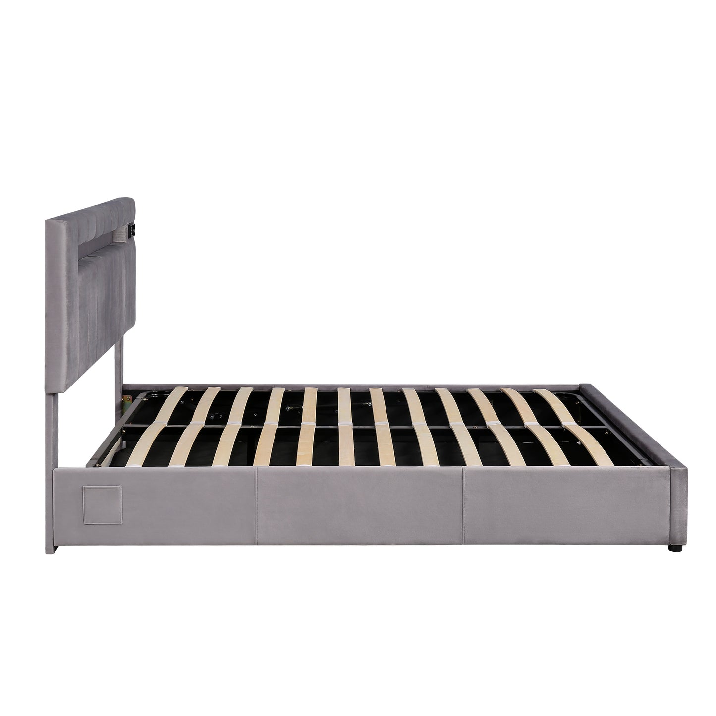 Luxury Dream Bed - Queen Size with LED light, Bluetooth Player and USB Charging