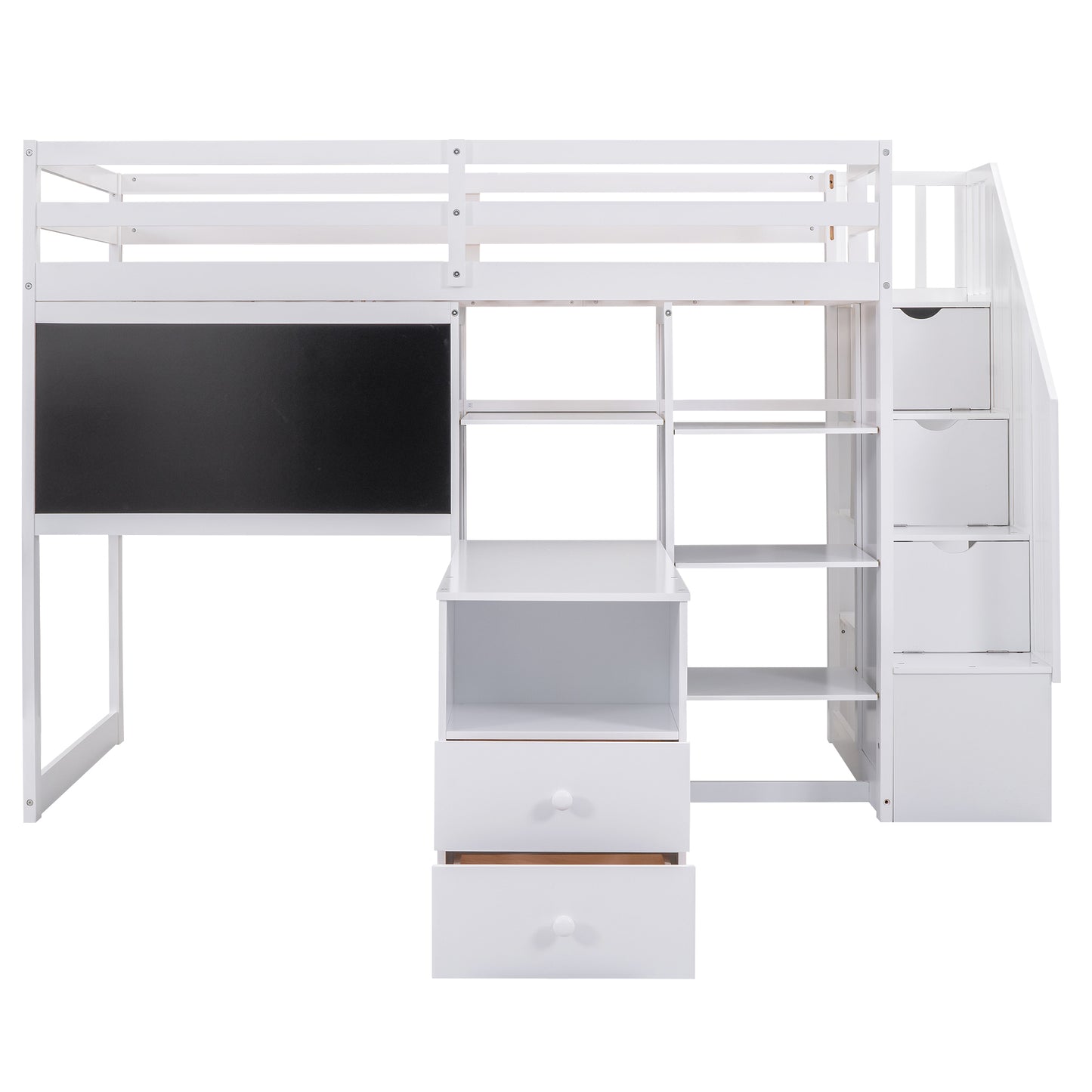 Smart Space Twin Loft Bed : The Ultimate Study and Storage Solution