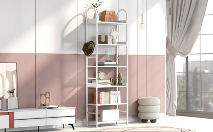 Tall Tower Bookcase - White