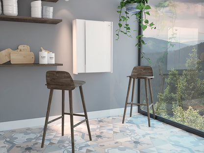 Vatta Wall Foldable Extending Table - White