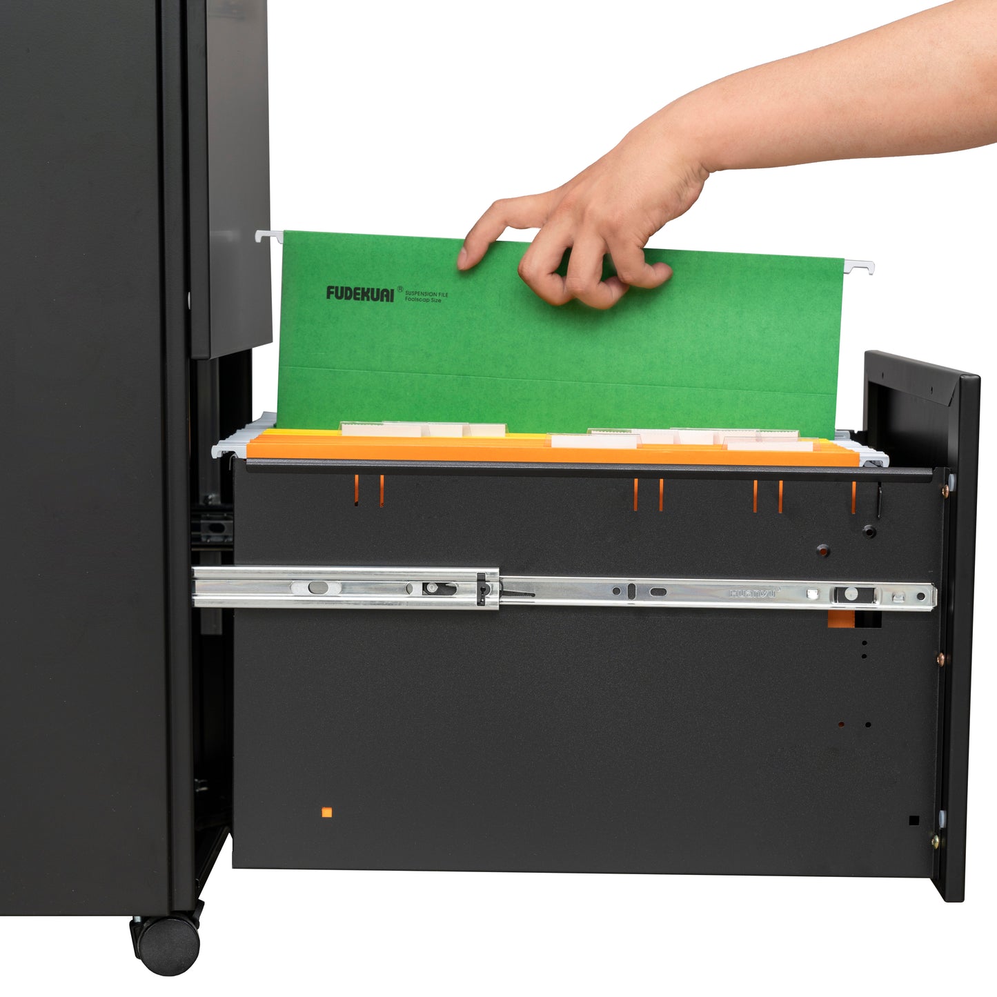 Secure File Cabinet - Black
