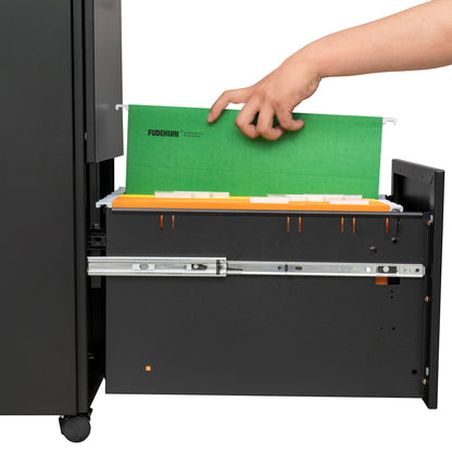 Secure File Cabinet - Black