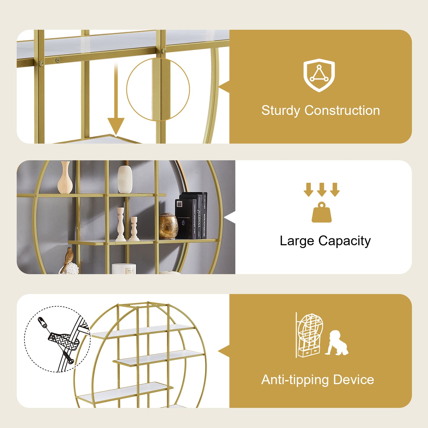 Golden Circle Office Organizer