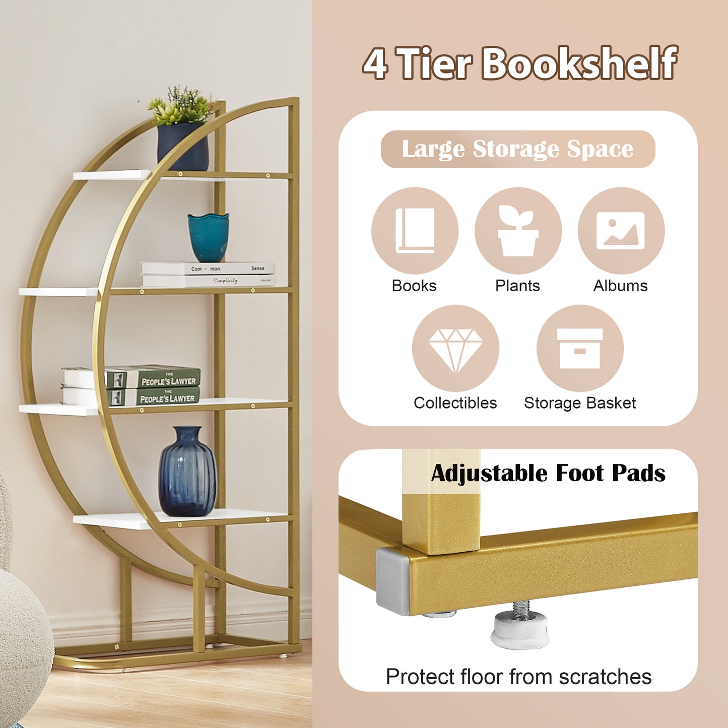 Golden Circle Bookshelf