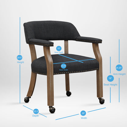 Eclipse Charcoal Game Chair