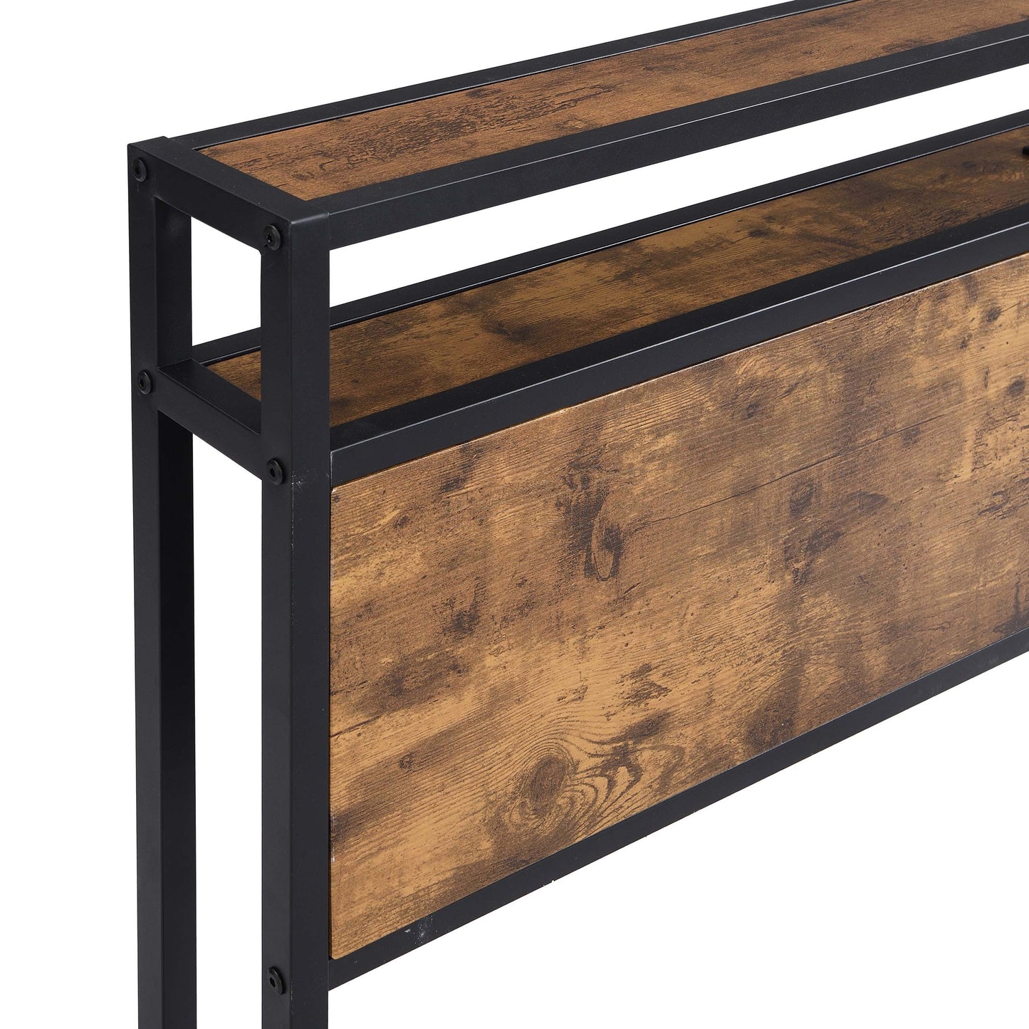 Rustic Glow Queen Bed Frame
