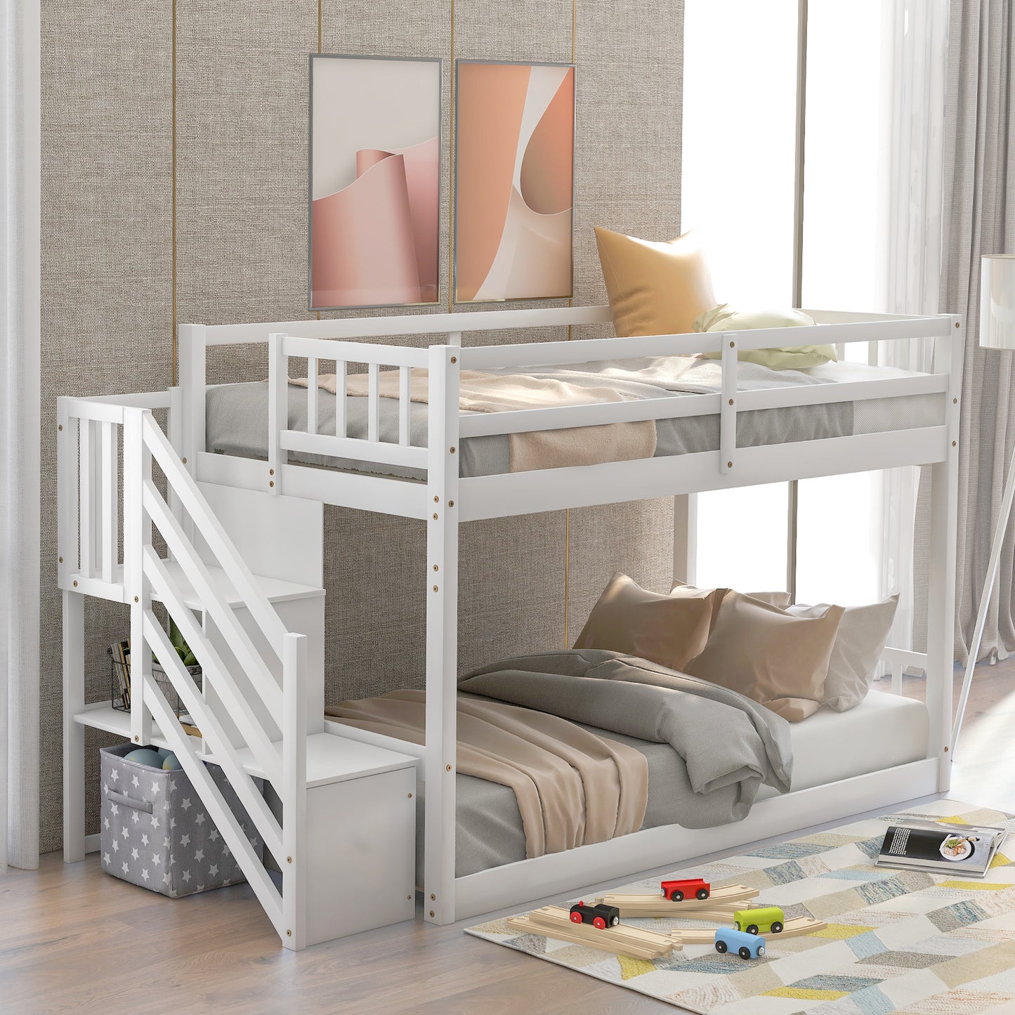 Cloud Haven Twin Loft Bed - White