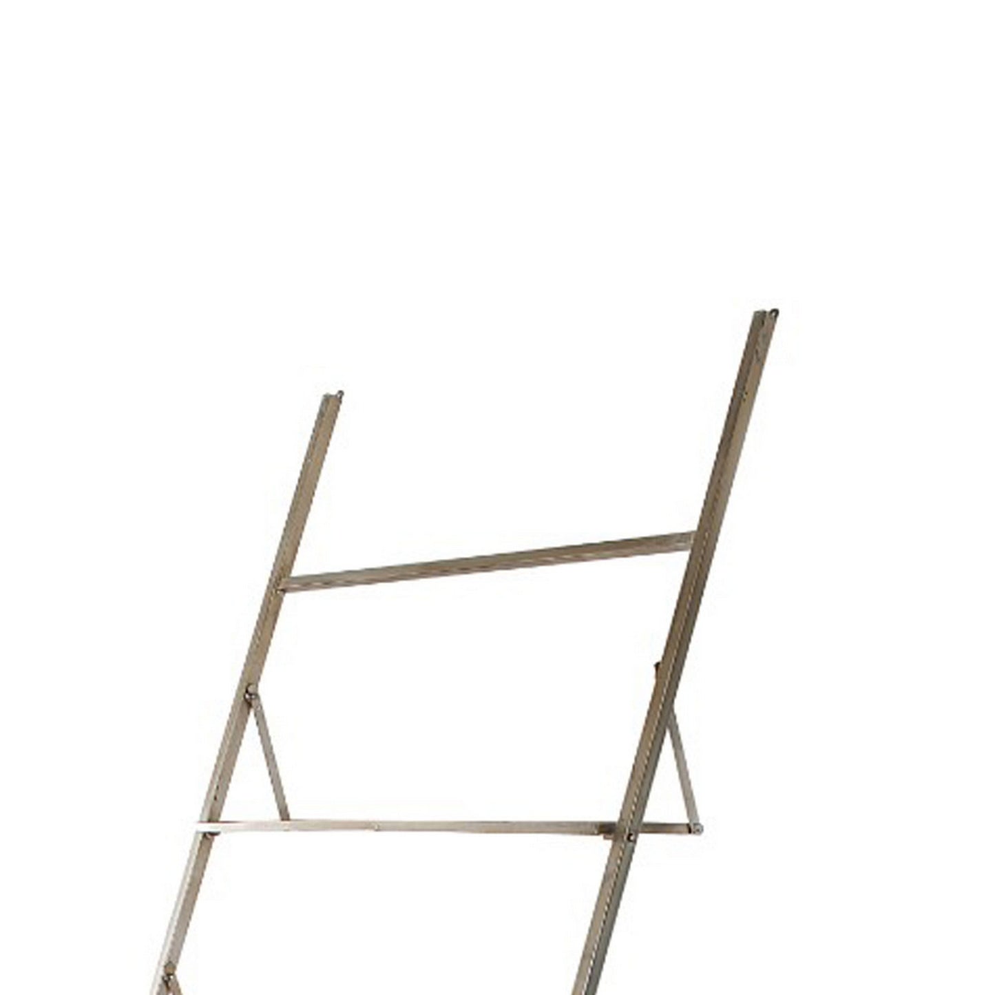 Silver Ladder Glass Shelf