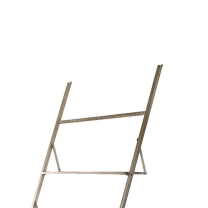 Silver Ladder Glass Shelf
