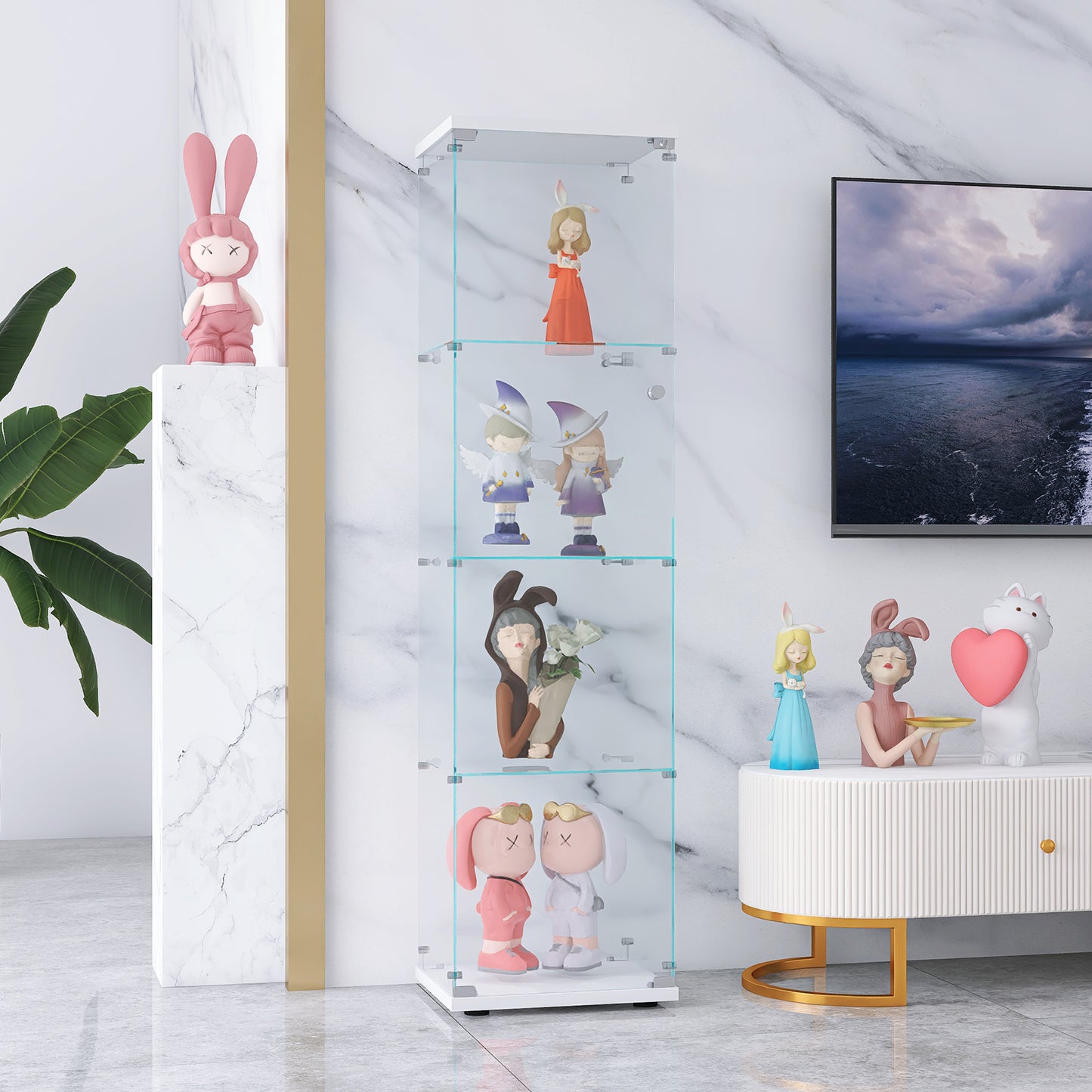 Pure Elegance Display Cabinet