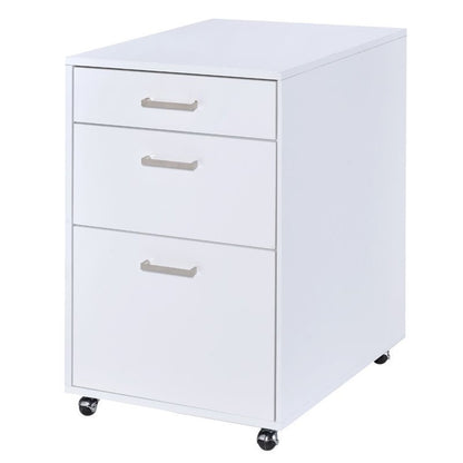 Glossy Chrome File Cabinet