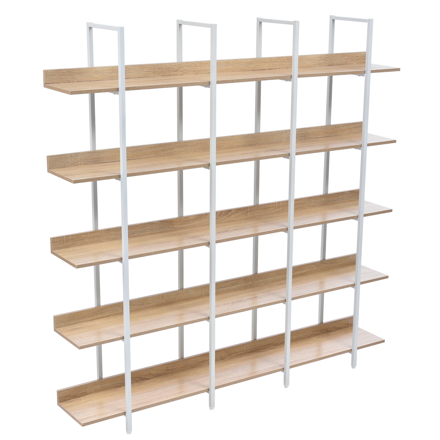 Vintage Industrial Style Shelf - Oak