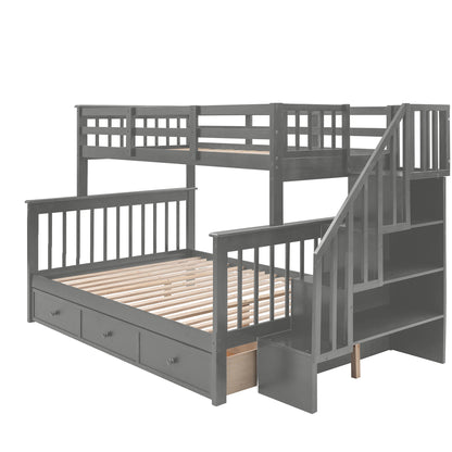 ElevateMax Twin-Over-Full Bunk Bed
