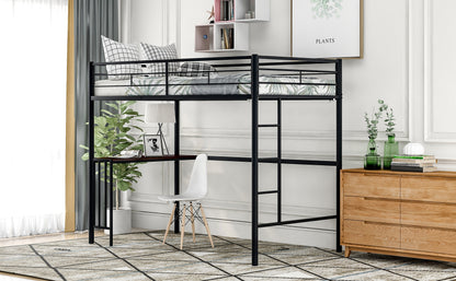 ElevateMax Twin Loft Bed with Integrated Desk