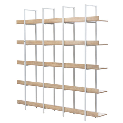 Vintage Industrial Style Shelf - Oak