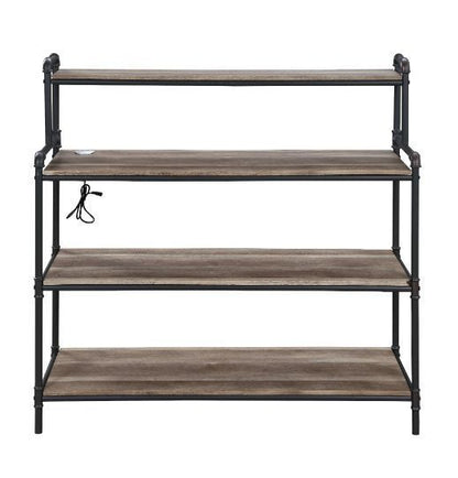 Cordelia USB Port, LED Book Shelf
