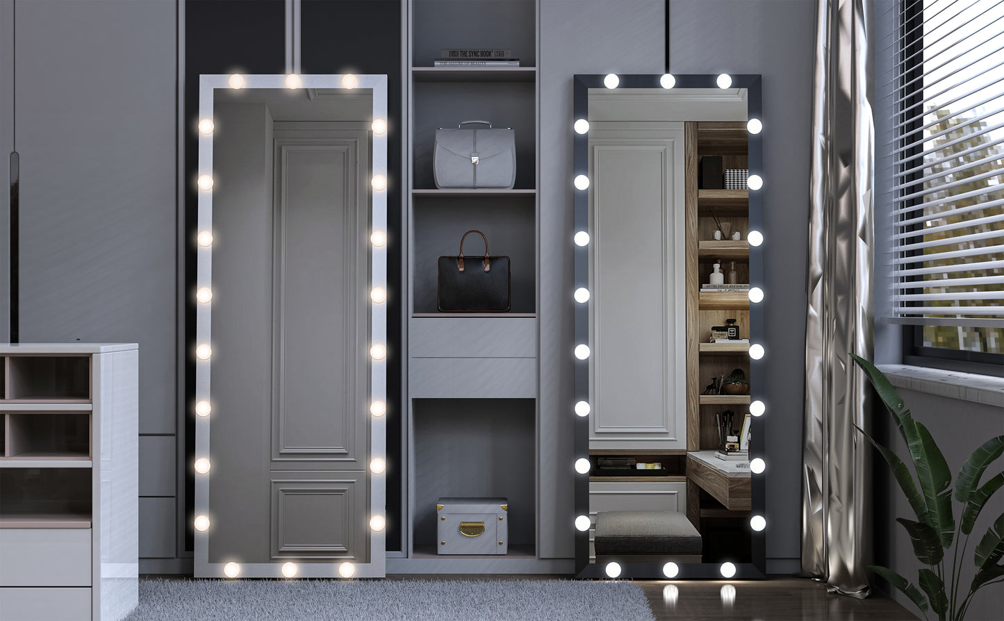 GlamourGlow Full-Length Mirror