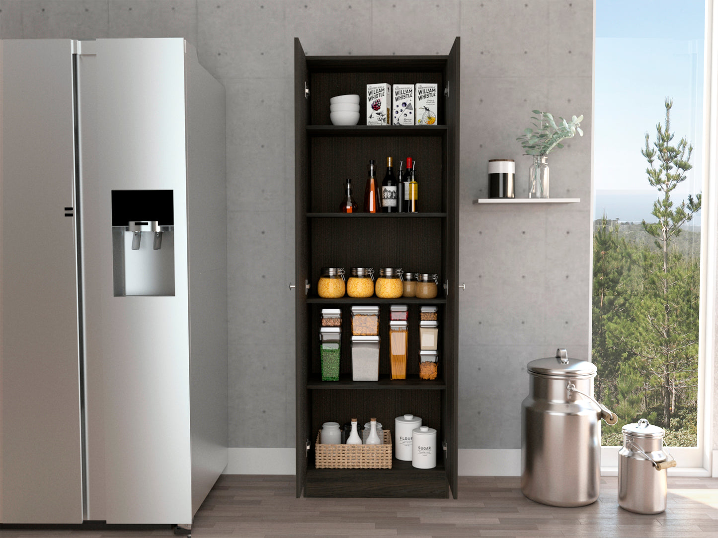 Storage Max Cabinet - Espresso / Black