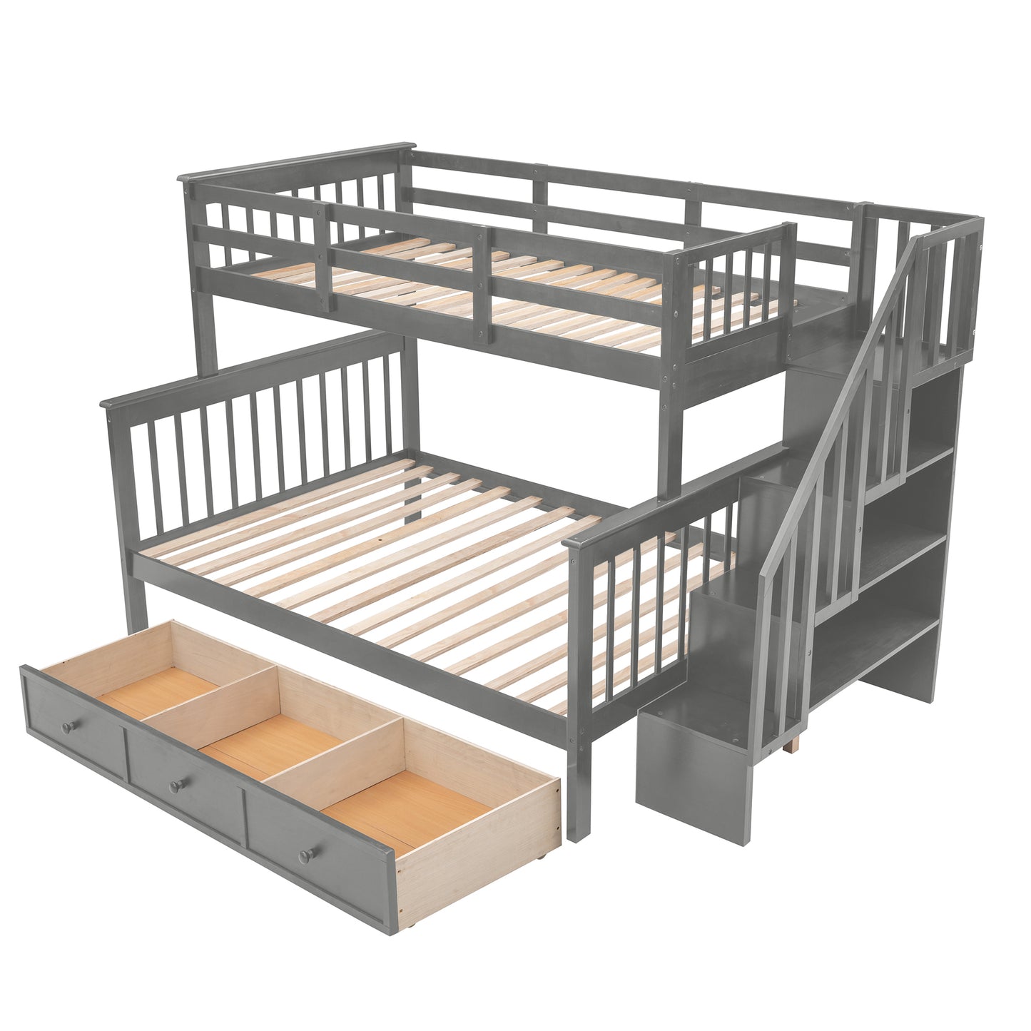 ElevateMax Twin-Over-Full Bunk Bed