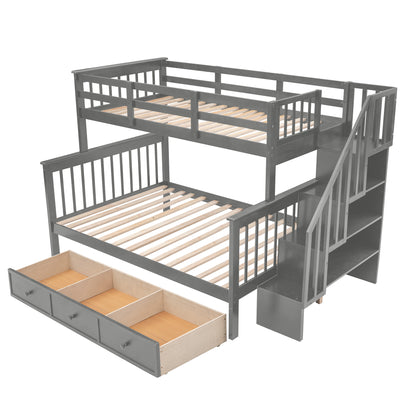 ElevateMax Twin-Over-Full Bunk Bed