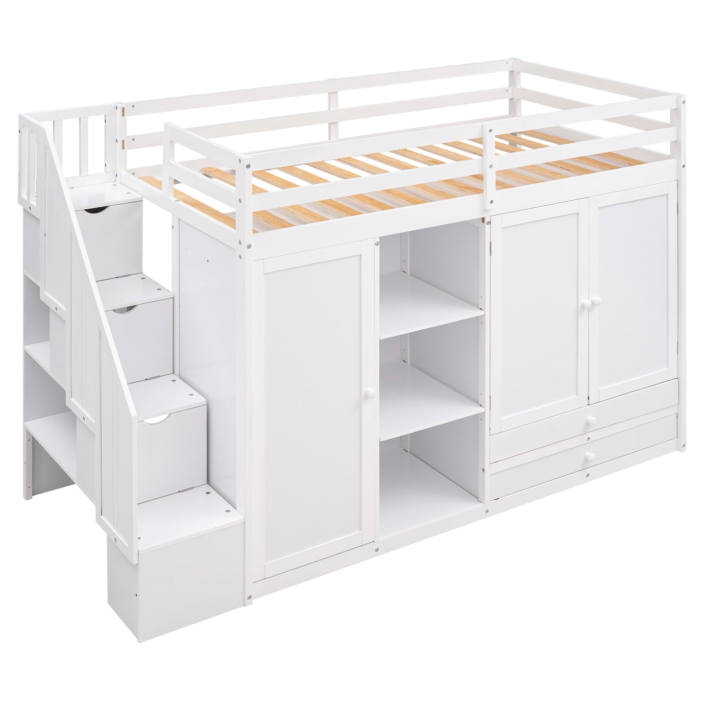 Lofty Haven: The Ultimate Storage Bed