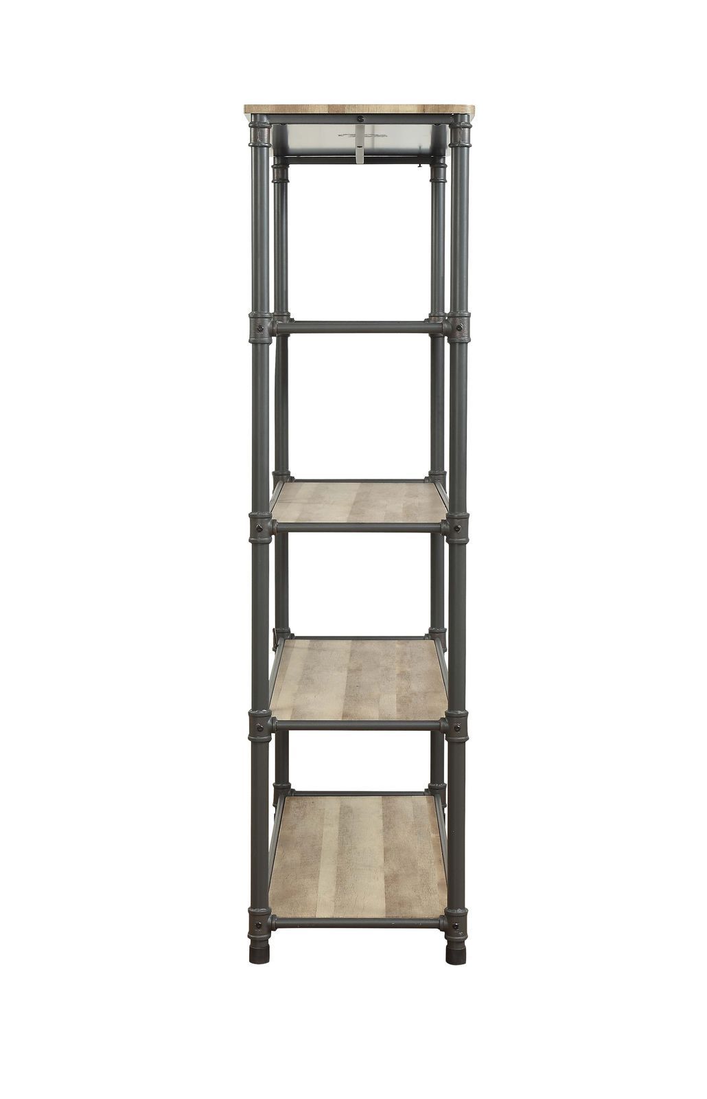 Oak & Gray Bookshelf